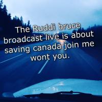 The Ruddi Bruce broadcast live .