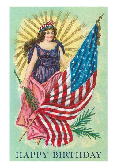 birthday patriotic poster
