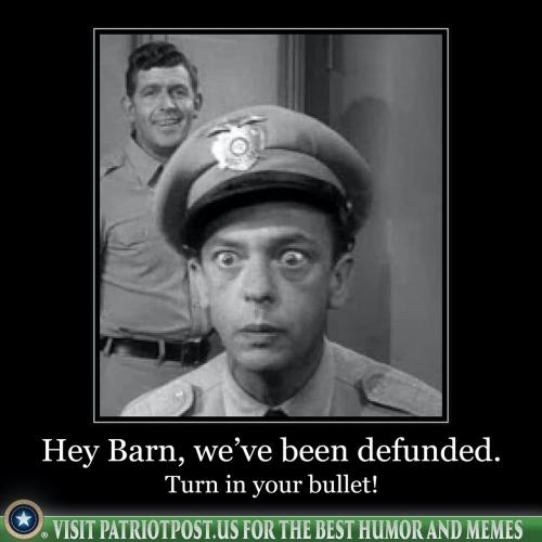 defunded