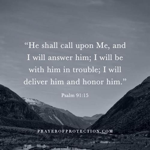 Psalm 91.15 a