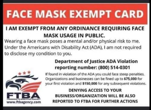 Exempt Card