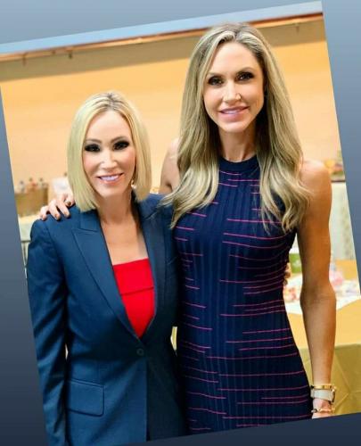 Lara Trump with Paula White