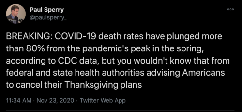 CDCREPORT_2020-11-23 Paul Sperry on Twitter