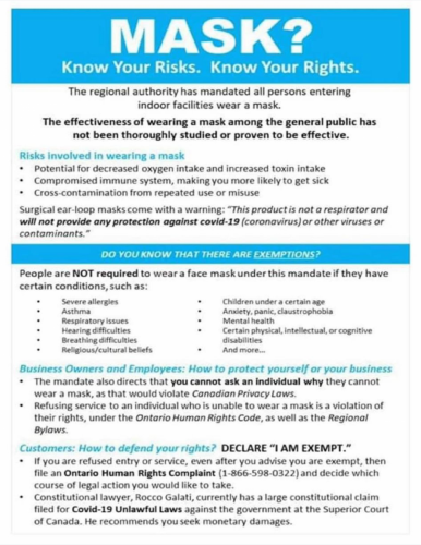 Mask Know Your Rights Print