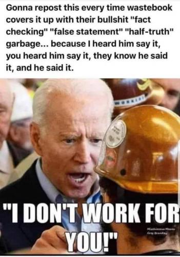 i don't work for you