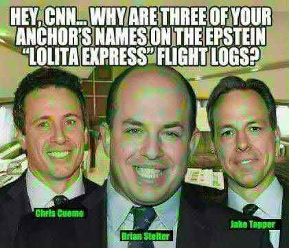 CNN Anchors Flew W Epstein