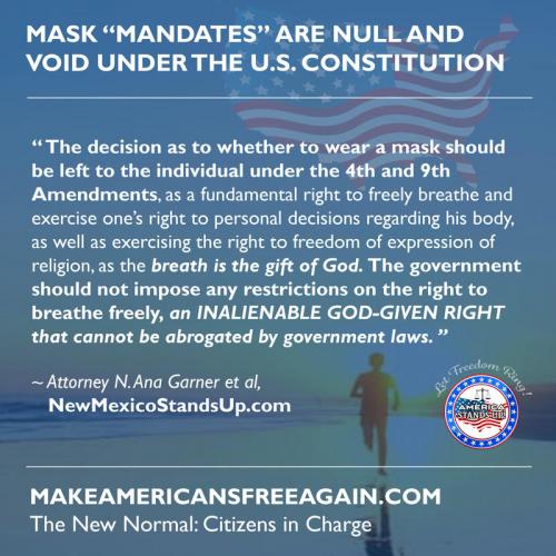 Mask Mandates Null And Void