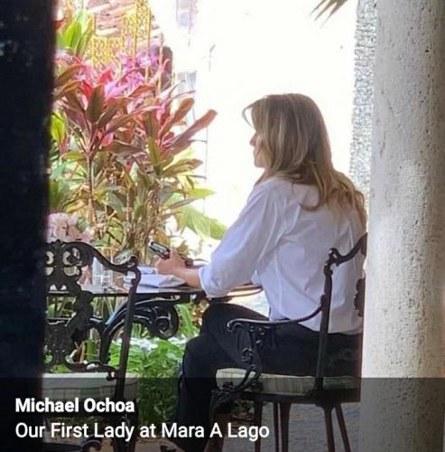 Melania in Mar-a-Lago