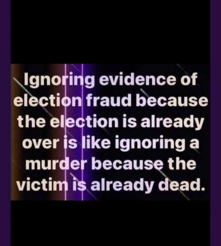 Ignoring Election Fraud
