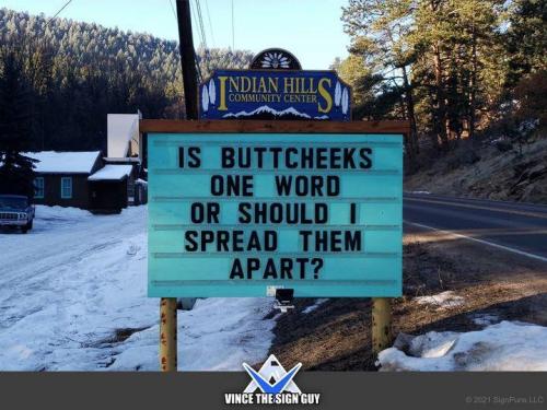 Buttcheeks