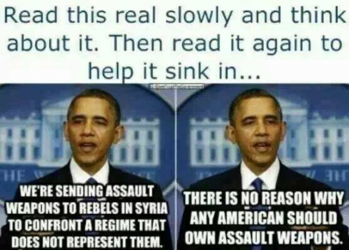 You don't need assault weapons