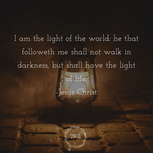 Jesus is the light of the world