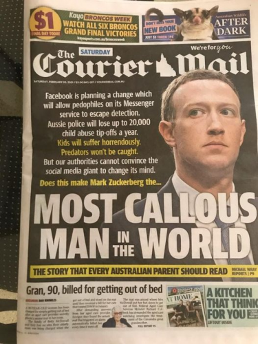 Suckerberg most callous man