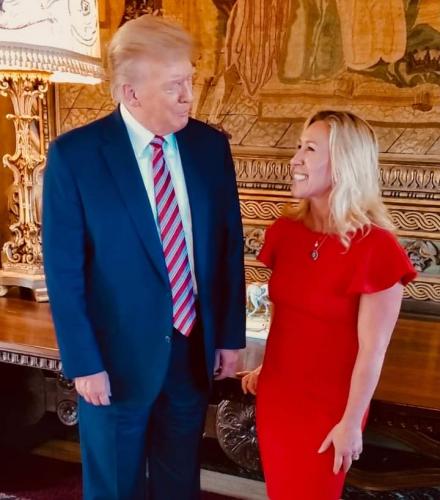 President Trump, Marjorie Taylor Greene