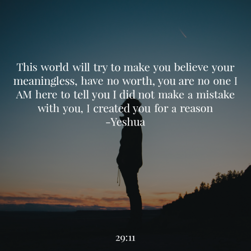 You are here for a reason??