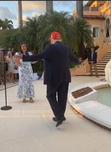 Mar-a-Lago speech - President Trump, Sarah Sanders ?