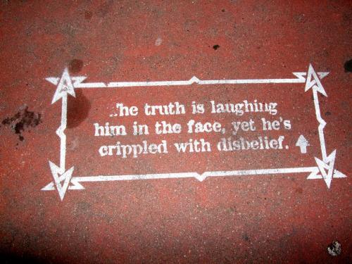 truth is laughing