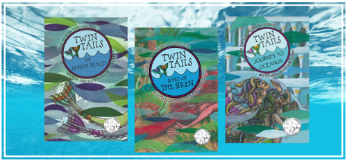 TWIN TAILS Trilogy Set of middle-grade novels for children, youths, and families...a prize for MMinJune contests!