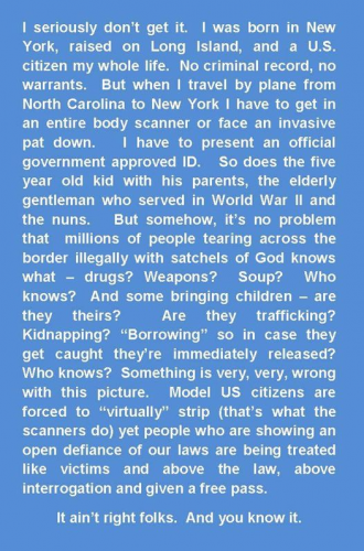 Special Privilege of Illegals