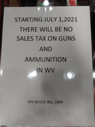 No tax on self defense