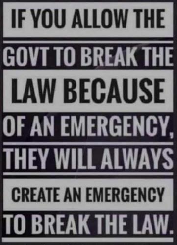 Government breaking laws