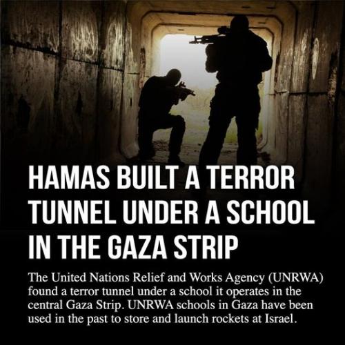 Gaza tunnels school 1612