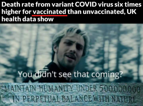 Vaccinated death rate