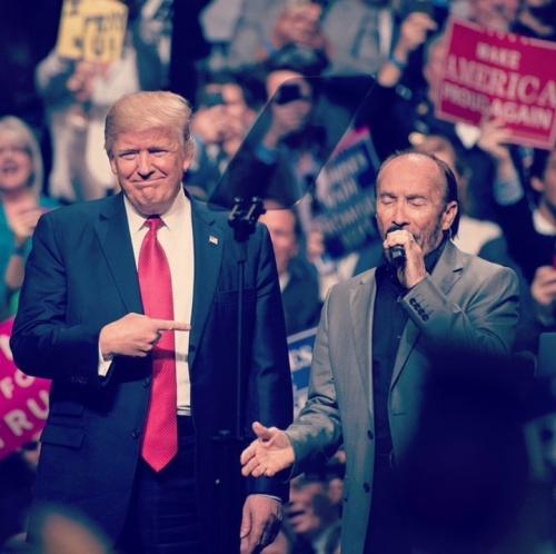 Lee Greenwood and Donald J Trump