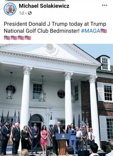 President Trump, America First Team #Bedminster