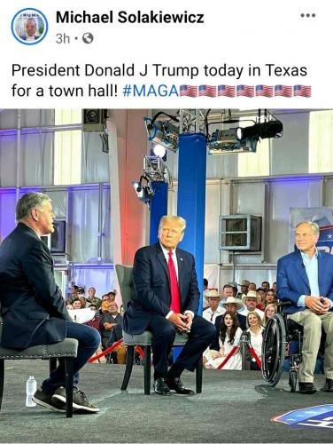 President Trump, Townhall