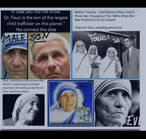 Fauci and Mother Theresa