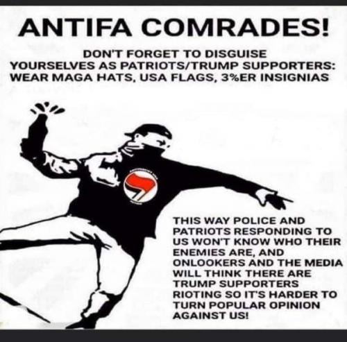 Antifa disguise