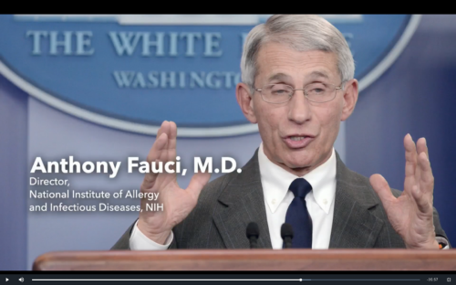 Fauci director of National Institute of Allergy n Infections Diseases, NIH