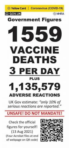 UK Vaccine Deaths