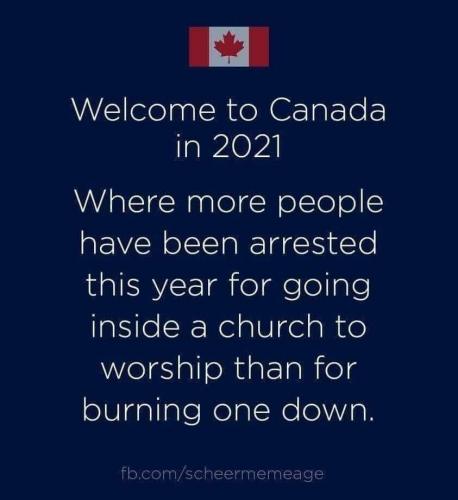 Arrested for going to church