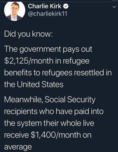 American vs Refugee benifits