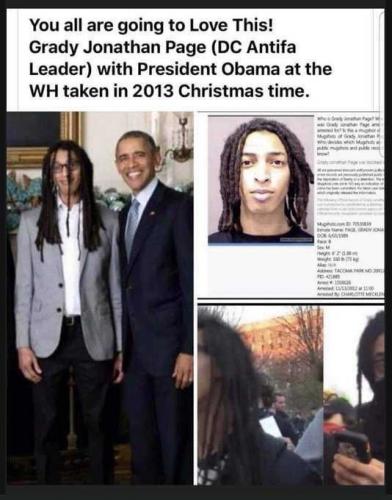 Grady Jonathan Page DC Antifa with Obama 2013