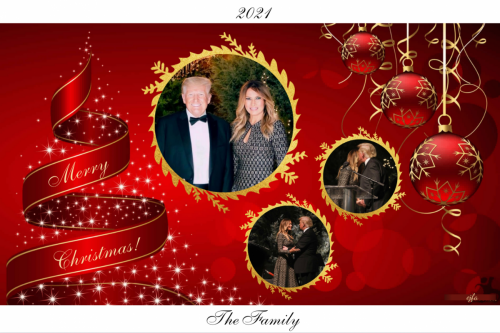 ChristmasTrumpMelanie1