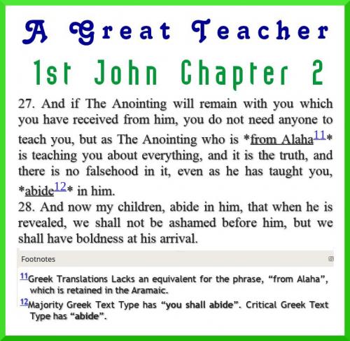 1John2_27-28 A Great Teacher