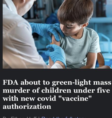 FDA wages holocaust of genocidal extermination vaccine against children   "mike adams"