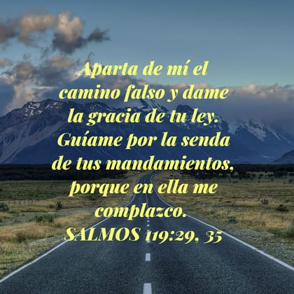 salmo 119 29 y 25