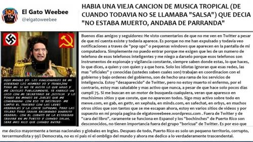 EDITORIAL COMENTANDO LA NOTICIA OUT OF TWITTER