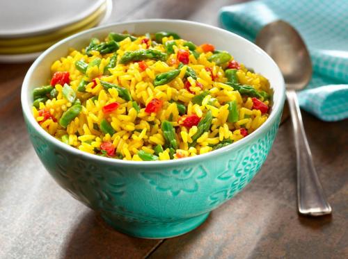 asparagus-yellow-rice