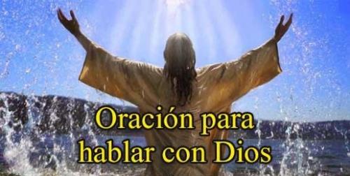 hablando con Dios