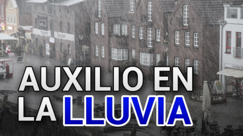 auxilio en la lluvia