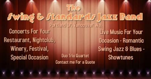 Swing & Standards Jazz Band Portland Vancouver