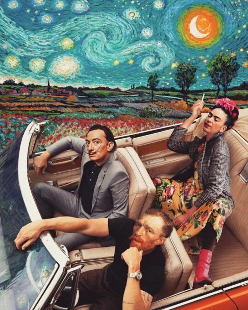 What Happens When You Combine Famous Paintings And Pop Culture_ Artist Creates 40 Collages To Answer That Question