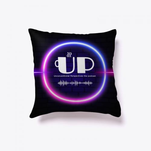 UP Podcast Indoor Pillow w Neon Design - 28-99
