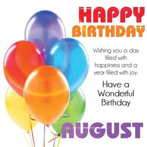 Birthday August