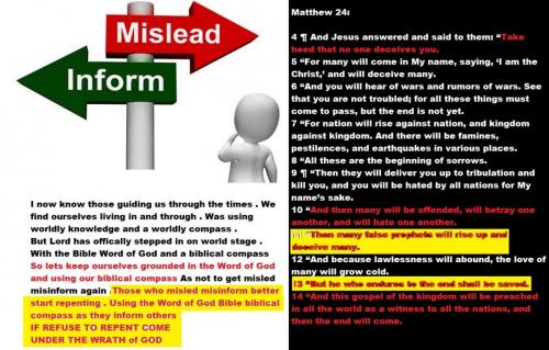 misled misinform